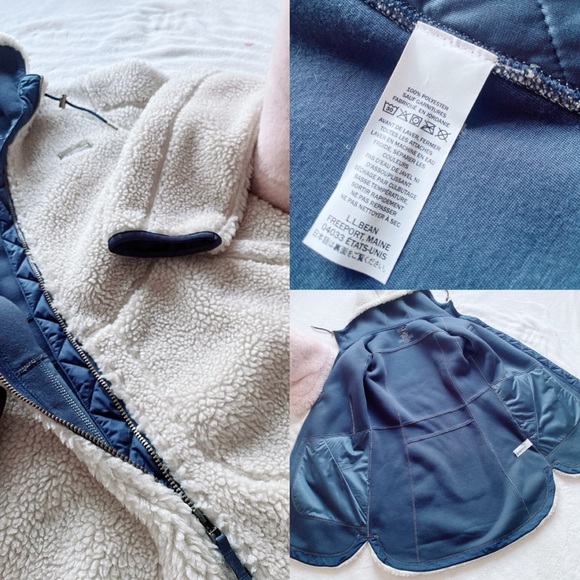 L.L.Bean womens Mountain Pile Fleece coat - Picture 13 of 16